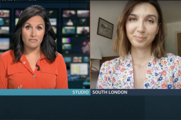 Dr Larisa Corda on ITV News