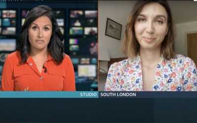 Dr Larisa Corda on ITV News